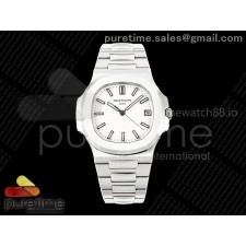 DD공장 파텍필립 노틸러스 5711 스틸 화이트다이얼 브레이슬릿 Nautilus 5711 DDF 1:1 Best Edition White Dial on SS Bracelet DD330 Super Clone